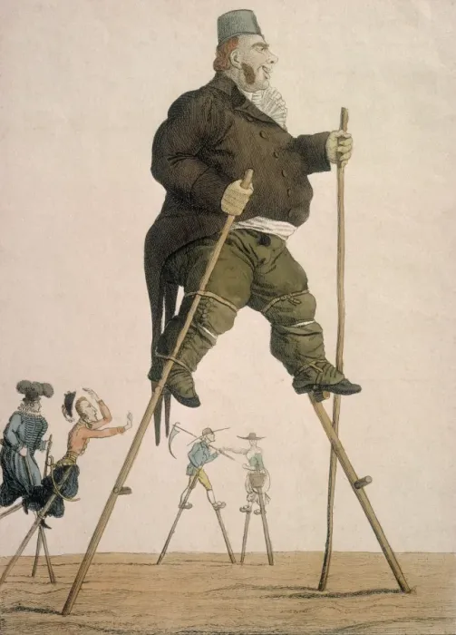Framed Print : Walking on Stilts Framed Print : Walking on Stilts