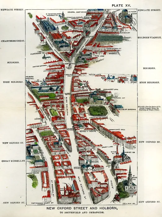 Framed Print : Walks of London - New Oxford Street And Holbourn ? Framed Print : Walks of London - New Oxford Street And Holbourn ?