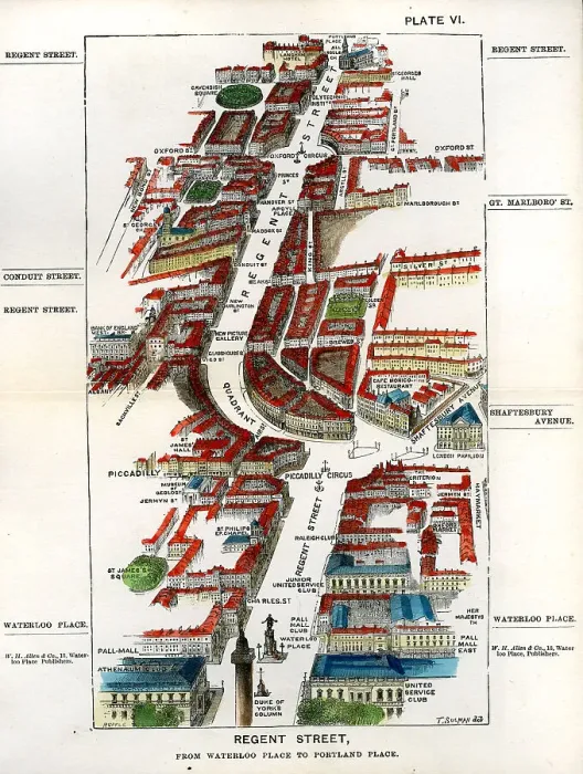 Framed Print : Walks of London - Regent Street From Waterloo ? Framed Print : Walks of London - Regent Street From Waterloo ?