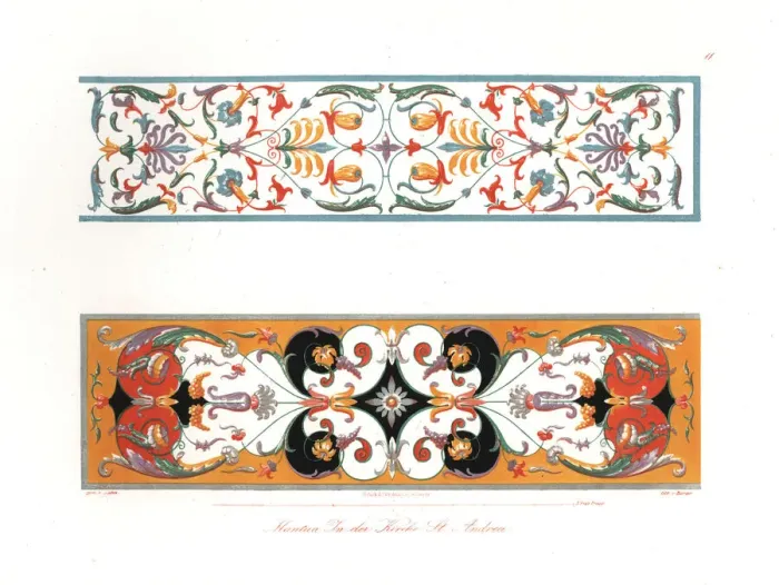 Framed Print : Wall paintings from the Basilica of Sant Andrea Framed Print : Wall paintings from the Basilica of Sant Andrea
