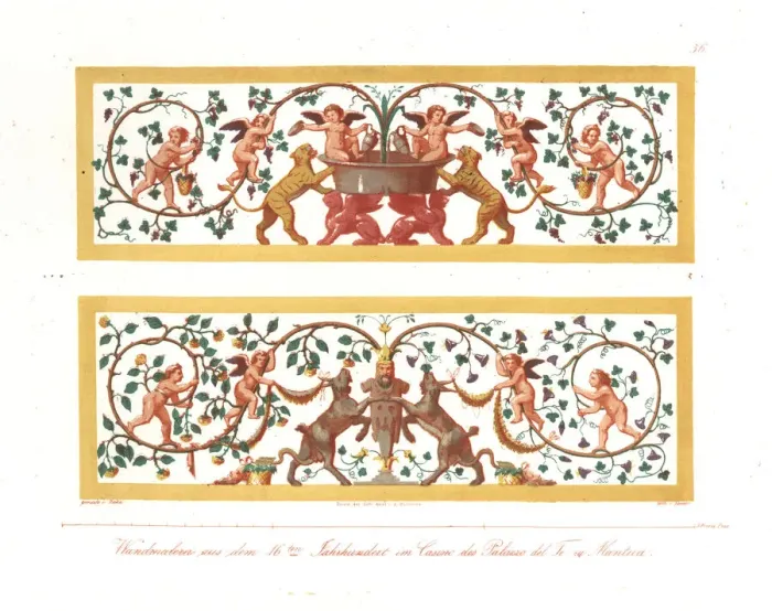 Framed Print : Wall paintings from the Palazzo del Te, Mantua Framed Print : Wall paintings from the Palazzo del Te, Mantua