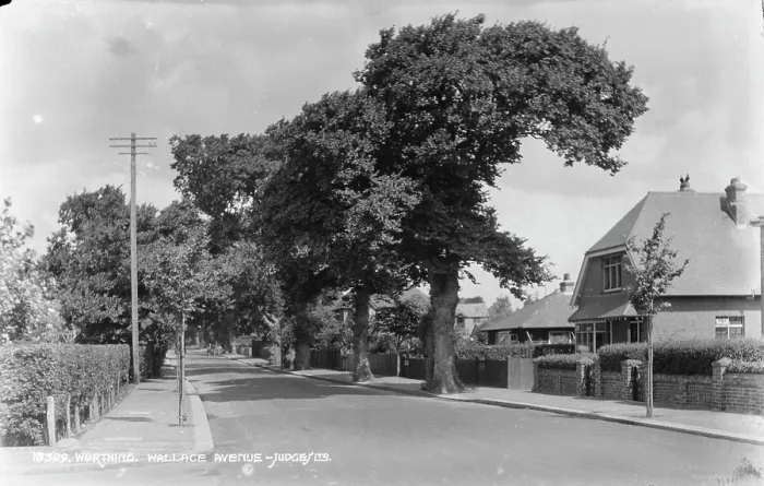 Framed Print : Wallace Avenue, Worthing Framed Print : Wallace Avenue, Worthing