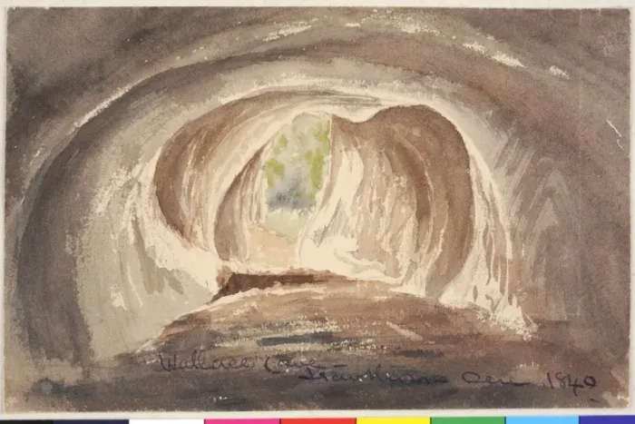 Framed Print : Wallace Cave, Hawthornden Framed Print : Wallace Cave, Hawthornden