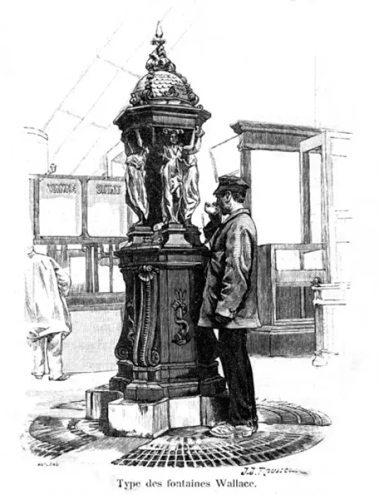 Framed Print : Wallace Fountain, Paris Framed Print : Wallace Fountain, Paris