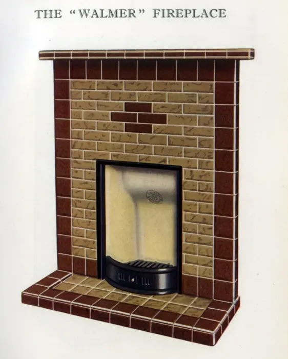 Framed Print : The Walmer Fireplace Framed Print : The Walmer Fireplace