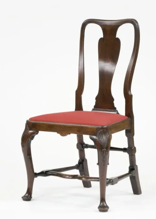 Framed Print : Walnut India-back chair Framed Print : Walnut India-back chair