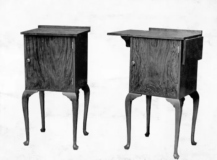 Framed Print : Walnut Pedestals Framed Print : Walnut Pedestals