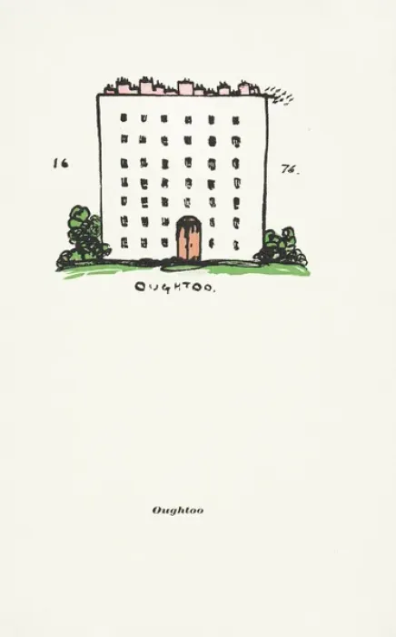 Framed Print : Walter de la Mare drawing large building with chimneys Framed Print : Walter de la Mare drawing large building with chimneys
