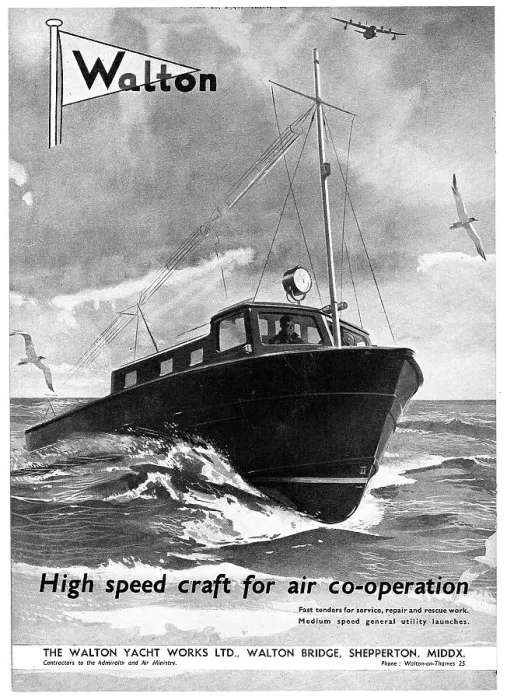 Framed Print : Walton High Speed Marine Craft