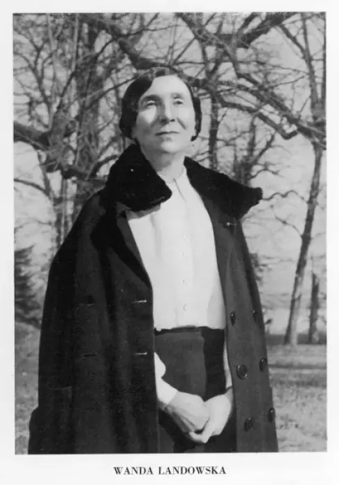 Framed Print : Wanda Landowska Framed Print : Wanda Landowska