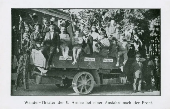 Framed Print : Wandering Theatre Group of the 9th Army