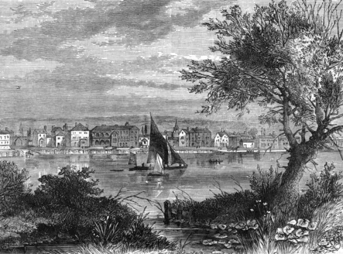 Framed Print : Wandsworth 1790 Framed Print : Wandsworth 1790