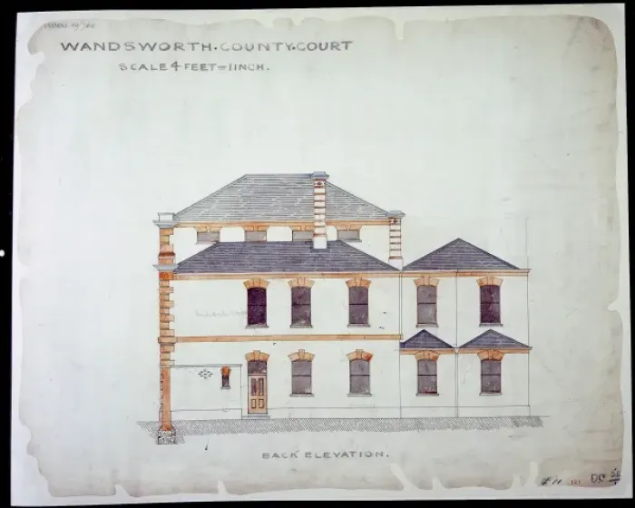 Framed Print : Wandsworth County Court Framed Print : Wandsworth County Court