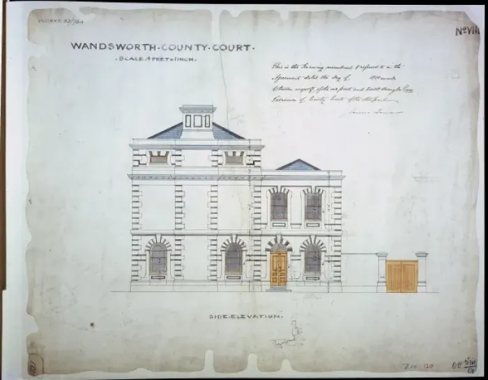 Framed Print : Wandsworth County Court Framed Print : Wandsworth County Court