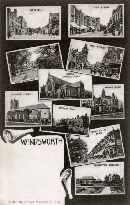 Framed Print : Wandsworth, London - The Principal Sights Framed Print : Wandsworth, London - The Principal Sights