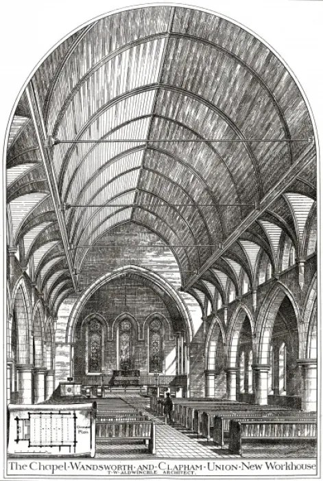 Framed Print : Wandsworth Workhouse Chapel Framed Print : Wandsworth Workhouse Chapel