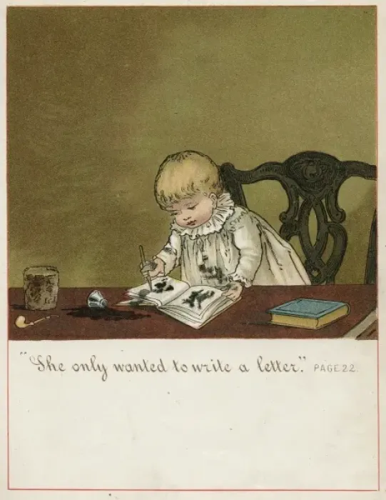 Framed Print : She only wants to write a letter Framed Print : She only wants to write a letter