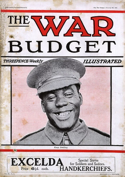 The War Budget - black British soldier