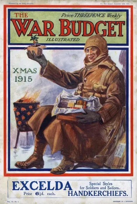 Framed Print : The War Budget - Christmas 1915 Framed Print : The War Budget - Christmas 1915