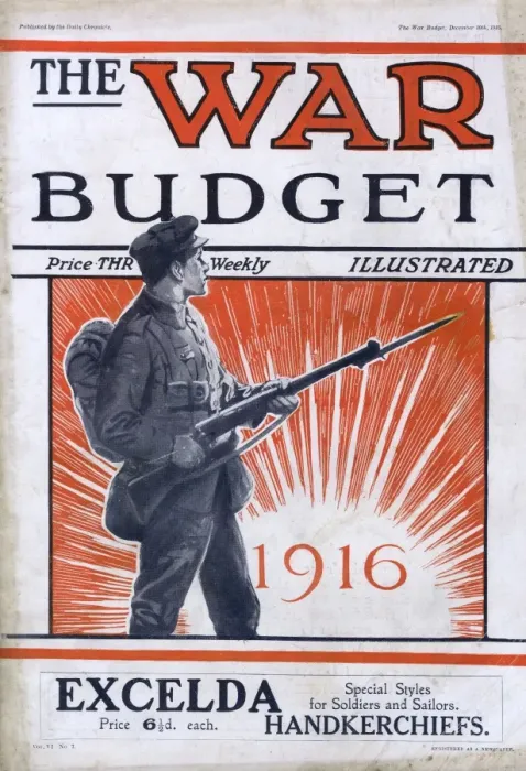 Framed Print : War Budget cover - 1916 Framed Print : War Budget cover - 1916