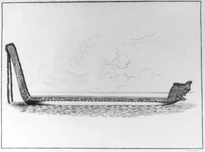 Framed Print : War Canoe from New Zealand Framed Print : War Canoe from New Zealand