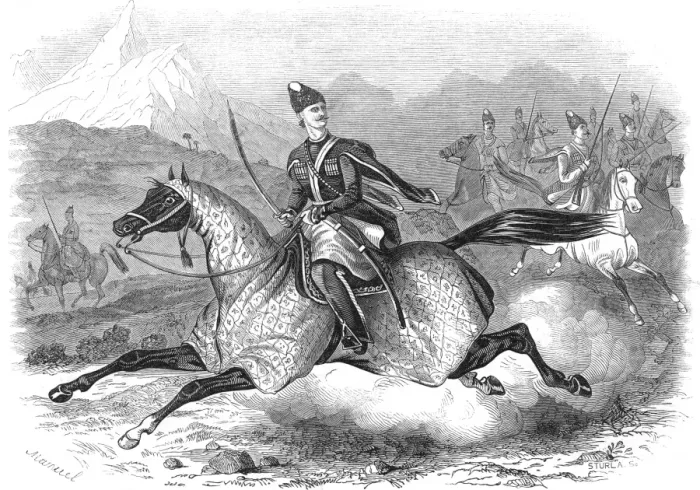 Framed Print : War in Circassia