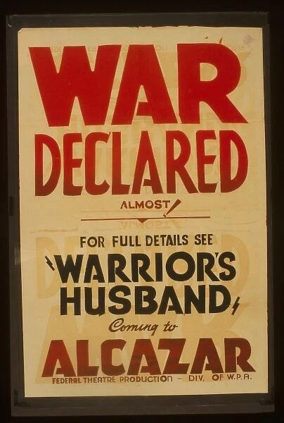 War declared Almost! : For full details see Warriors husban