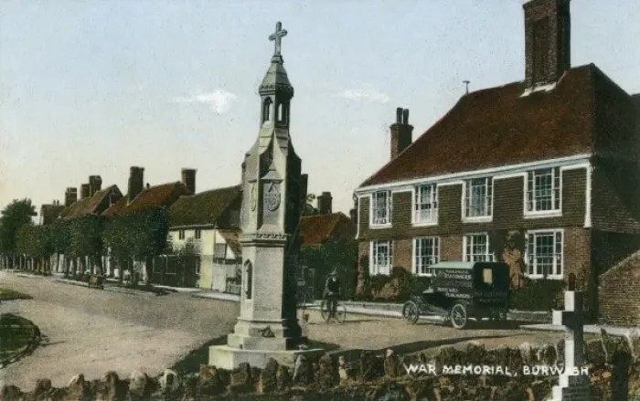 Framed Print : War Memorial, Burwash, East Sussex Framed Print : War Memorial, Burwash, East Sussex