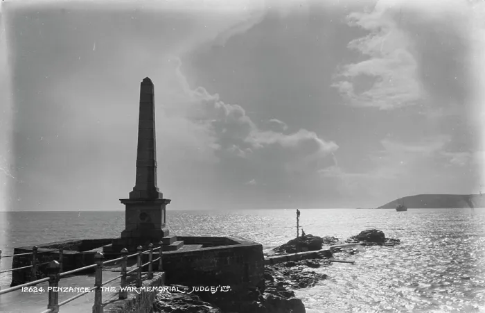 Framed Print : The War Memorial in Penzance Framed Print : The War Memorial in Penzance