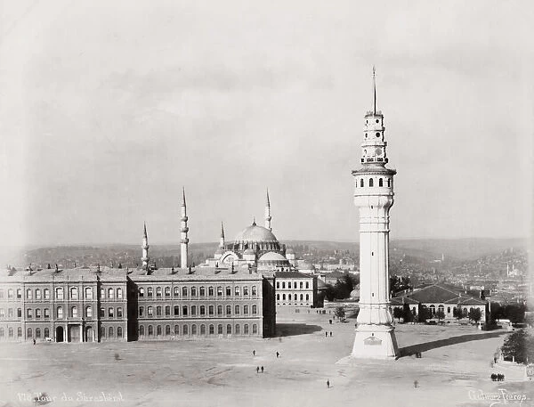 War Office and Tower of Seraskerat, Istanbul Turkey