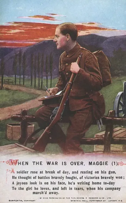 Framed Print : When the War is Over, Maggie (1) WW1 Framed Print : When the War is Over, Maggie (1) WW1