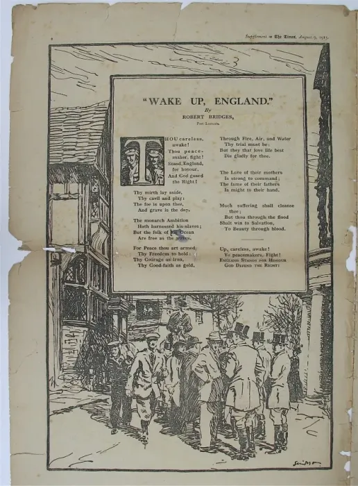 Framed Print : War Poems from The Times Framed Print : War Poems from The Times
