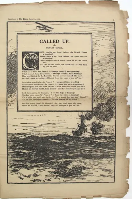 Framed Print : War Poems from The Times Framed Print : War Poems from The Times