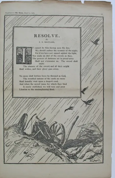 Framed Print : War Poems from The Times Framed Print : War Poems from The Times