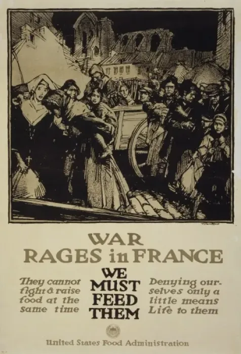 Framed Print : War rages in France - We must feed them Framed Print : War rages in France - We must feed them