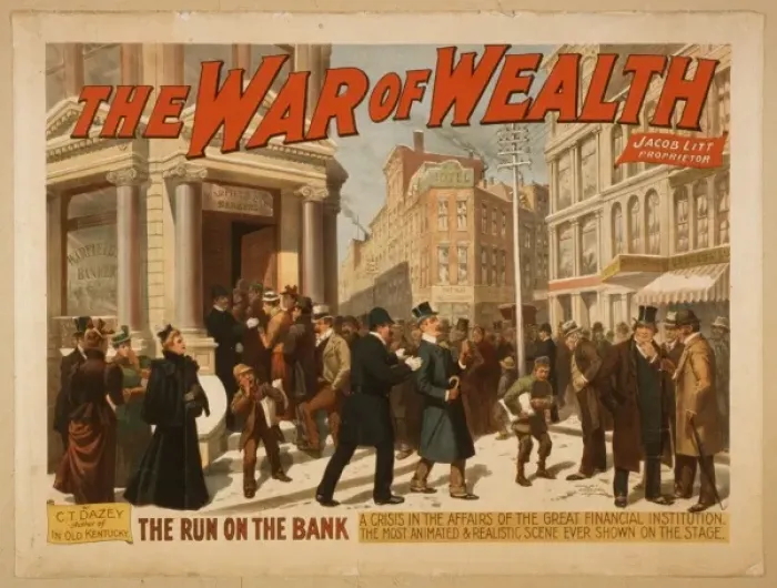 Framed Print : The war of wealth Framed Print : The war of wealth