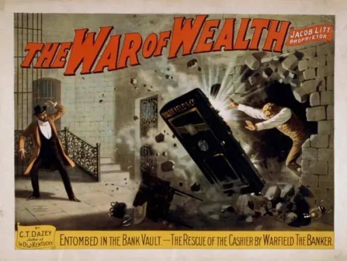 Framed Print : The war of wealth Framed Print : The war of wealth