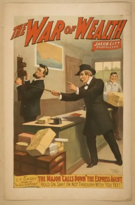 Framed Print : The war of wealth Framed Print : The war of wealth
