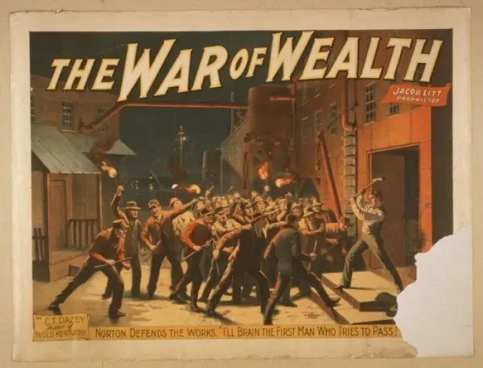 Framed Print : The war of wealth Framed Print : The war of wealth