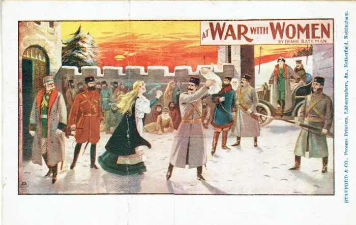 Framed Print : At War With Women, by Frank Bateman Framed Print : At War With Women, by Frank Bateman