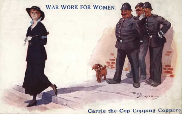 Framed Print : War Work Policewoman WW1 Framed Print : War Work Policewoman WW1