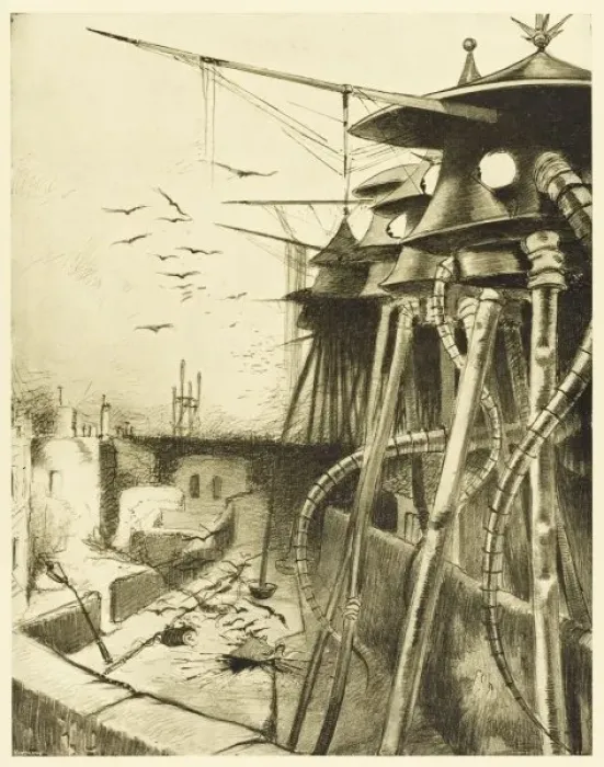 Framed Print : The War of the Worlds Framed Print : The War of the Worlds