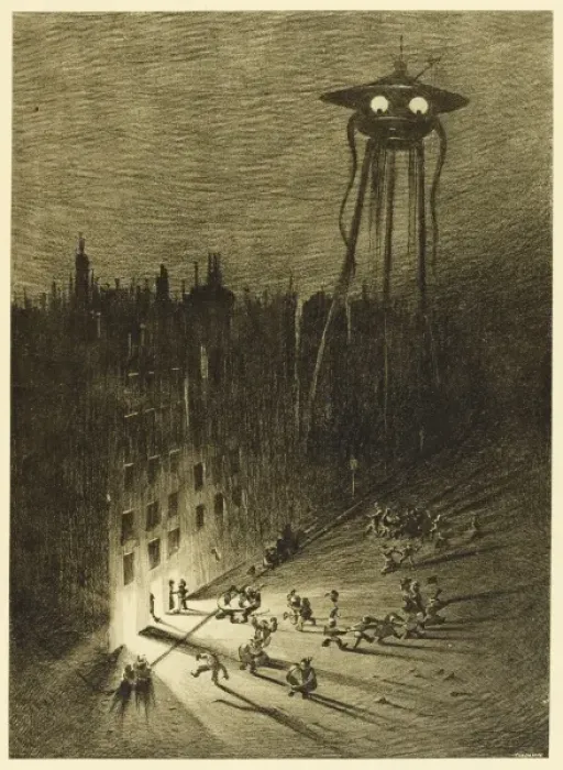 Framed Print : The War of the Worlds Framed Print : The War of the Worlds