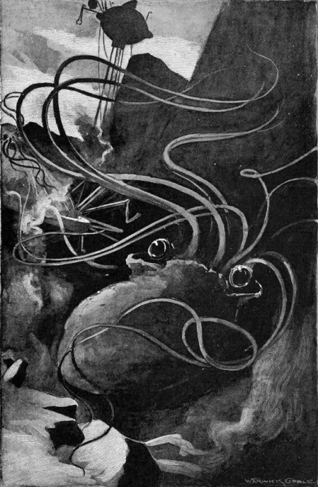 Framed Print : War of the Worlds by H. G. Wells - First Publication Framed Print : War of the Worlds by H. G. Wells - First Publication