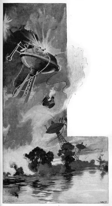 Framed Print : War of the Worlds by H. G. Wells - First Publication Framed Print : War of the Worlds by H. G. Wells - First Publication