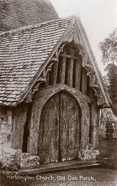 Warblington Church, Old Oak Porch