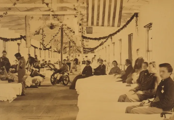 Framed Print : A Ward in Armory Square Hospital, Washington, D. C Framed Print : A Ward in Armory Square Hospital, Washington, D. C