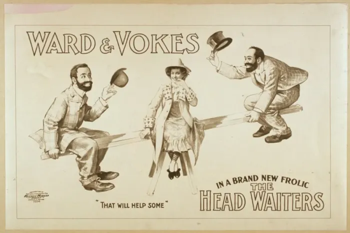 Framed Print : Ward & Vokes in a brand new frolic The head waiters Ward & V Framed Print : Ward & Vokes in a brand new frolic The head waiters Ward & V