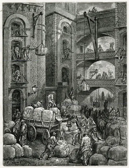 Framed Print : WAREHOUSE IN LONDON / DORE Framed Print : WAREHOUSE IN LONDON / DORE