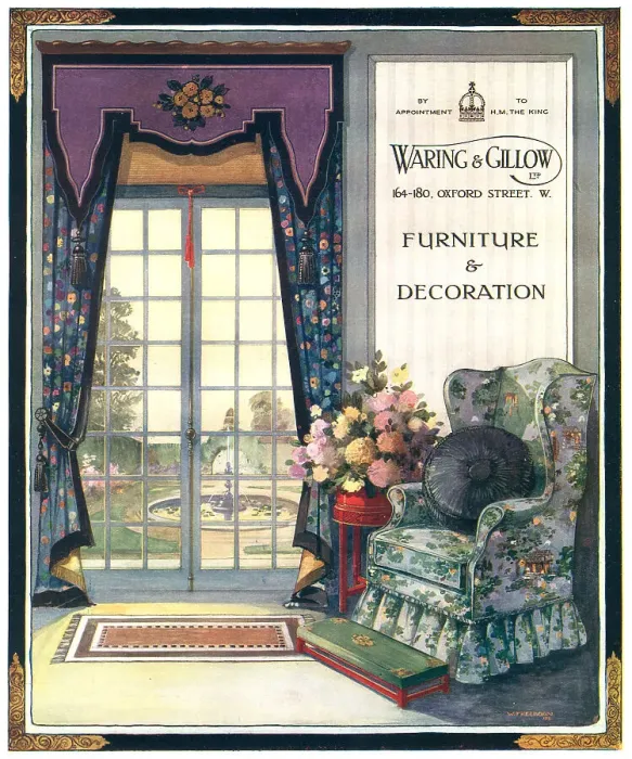 Framed Print : Waring and Gillow Advertisement Framed Print : Waring and Gillow Advertisement